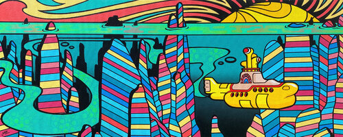 Yellow Submarine de Jamie Lee, Pintura a la venta en Singulart