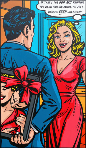 Mr Right di Jamie Lee, Pittura in vendita su Singulart