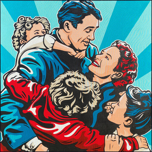 It's A Wonderful Life van Jamie Lee, Schilderij te koop op Singulart