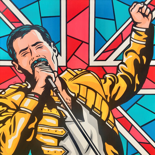 Freddie Mercury di Jamie Lee, Pittura in vendita su Singulart