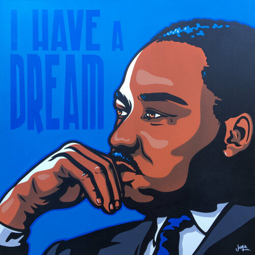 MLK di Jamie Lee, Pittura in vendita su Singulart