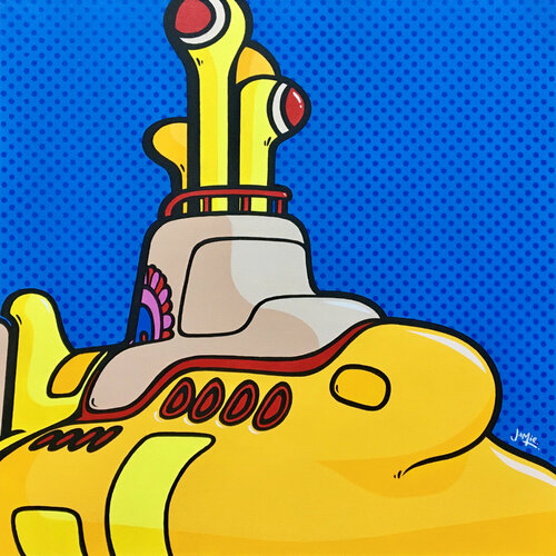 Yellow Submarine di Jamie Lee, Pittura in vendita su Singulart