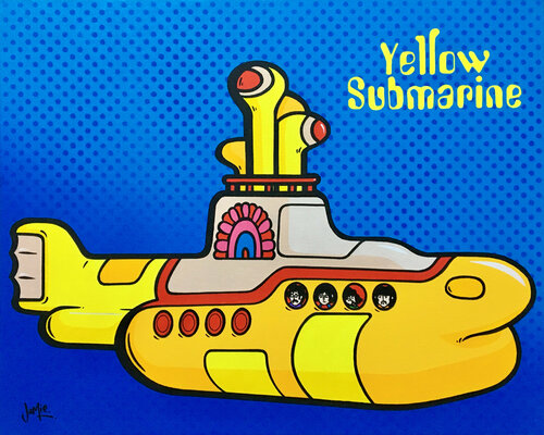 Yellow Submarine van Jamie Lee, Schilderij te koop op Singulart