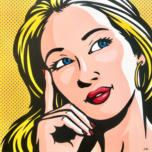 Wondering Woman van Jamie Lee, Schilderij te koop op Singulart