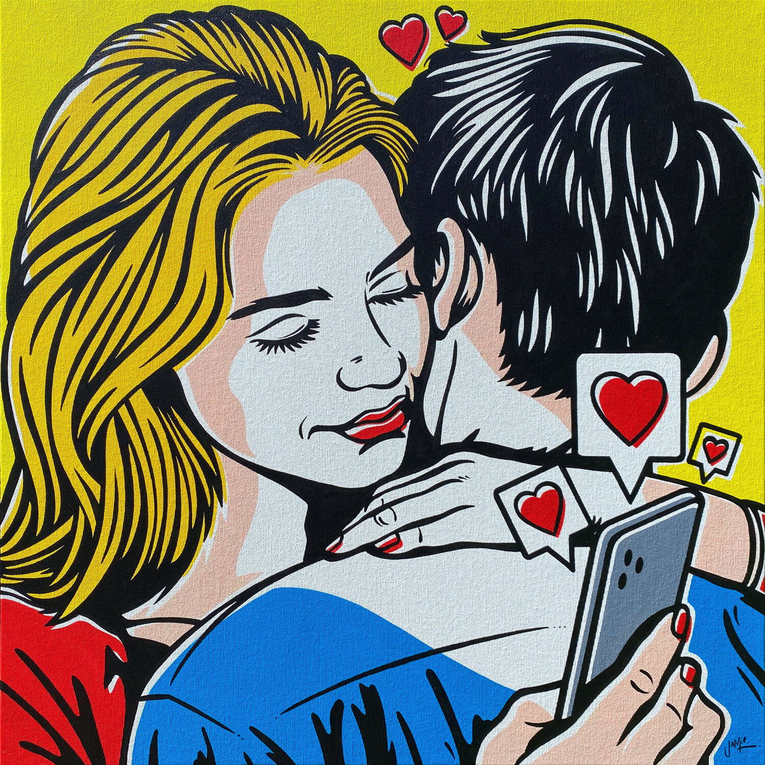 Unrequited Love by Jamie Lee (2024) : Painting Acrylic on Canvas