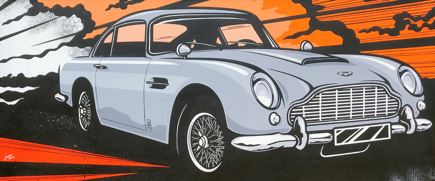 Aston Martin DB5 Orange Jamie Lee