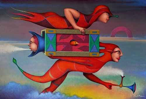 El encargo van Jose Luis De la Barra Bellido, Schilderij te koop op Singulart