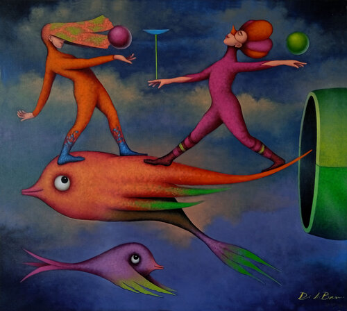 Diversión flotante by Jose Luis De la Barra Bellido, 絵画 for Sale on Singulart