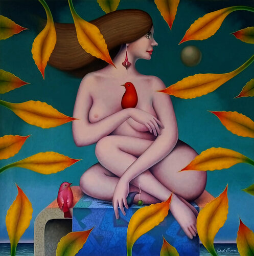 Entrehojas de Jose Luis De la Barra Bellido, Pintura a la venta en Singulart