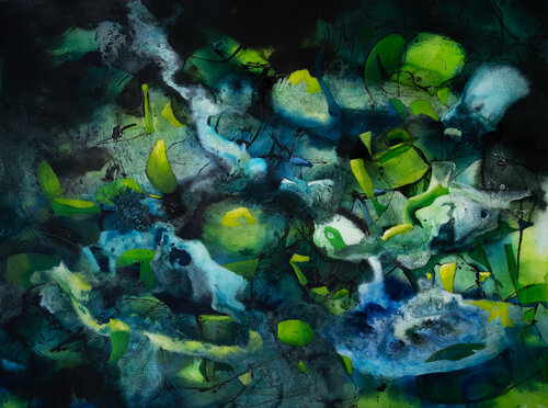 Magic Forest de Anika Kuntze, Obra en papel a la venta en Singulart