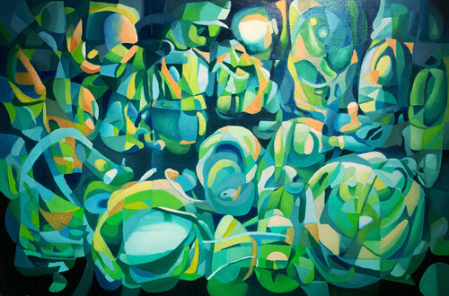 Moonstruck (in Manoa) by Anika Kuntze, Painting for Sale on Singulart