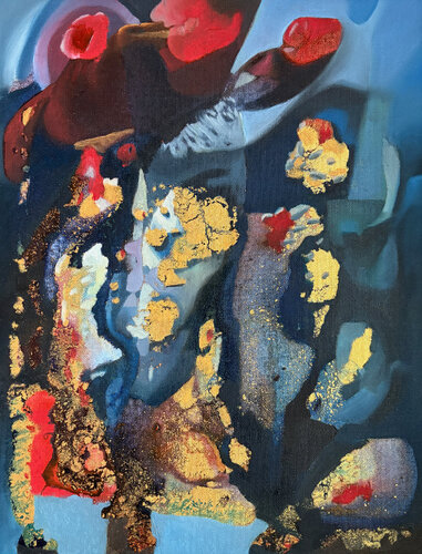 Into the Blue de Anika Kuntze, Pintura a la venta en Singulart