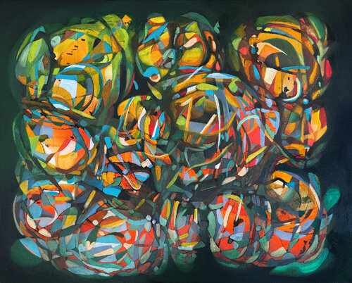 Orange Glow de Anika Kuntze, Pintura a la venta en Singulart