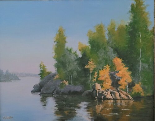 Pyhajarvi  (Pyha Lake) Finland von Dane Rigby, Malerei kaufen auf Singulart