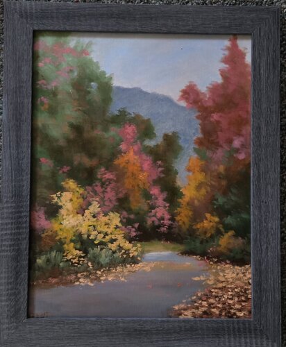 Autumn Lane by Dane Rigby, Painting for Sale on Singulart