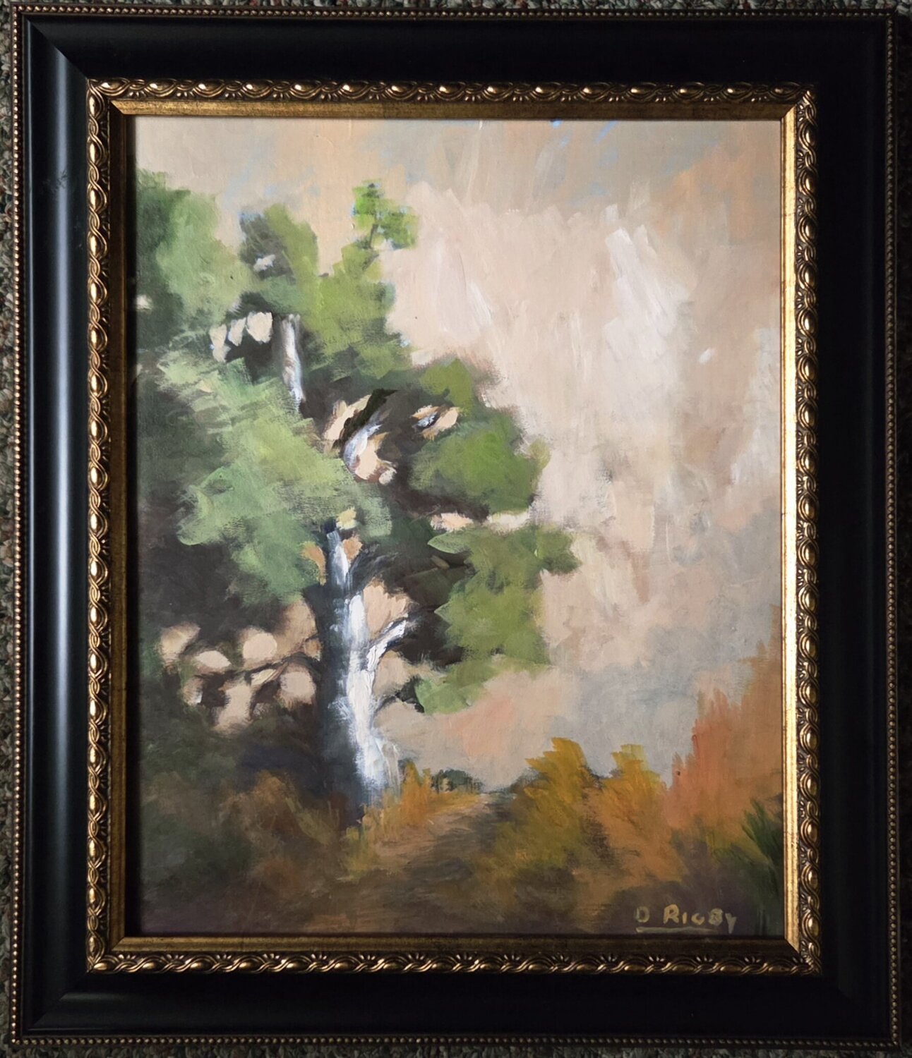 Portrait of a Tree Dane Rigby Original painting for sale