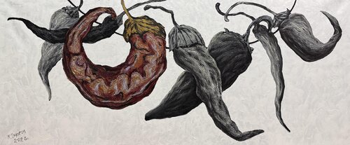 The Shape of Time | Still Life in Impasto | Dilorom Mamedova van Dilorom Mamedova, Schilderij te koop op Singulart