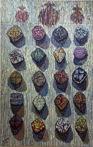 Constellation of Doppa | 3 D Impasto | Dilorom Mamedova von Dilorom Mamedova, Malerei kaufen auf Singulart