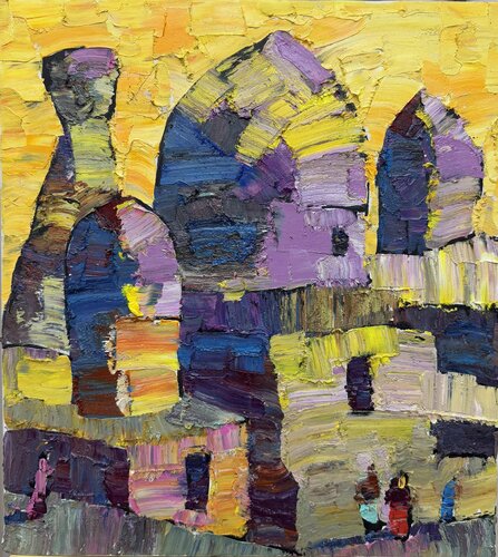 Samarkand | Impasto | Dilorom Mamedova by Dilorom Mamedova, Painting for Sale on Singulart