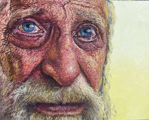 Pain That Turned into Prayer | Dilorom Mamedova by Dilorom Mamedova, Painting for Sale on Singulart