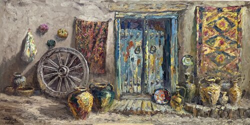 Archaeology of Everyday Life | Dilorom Mamedova di Dilorom Mamedova, Pittura in vendita su Singulart