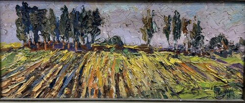 The Rows: Rhythm of the Earth by Dilorom Mamedova, Painting for Sale on Singulart