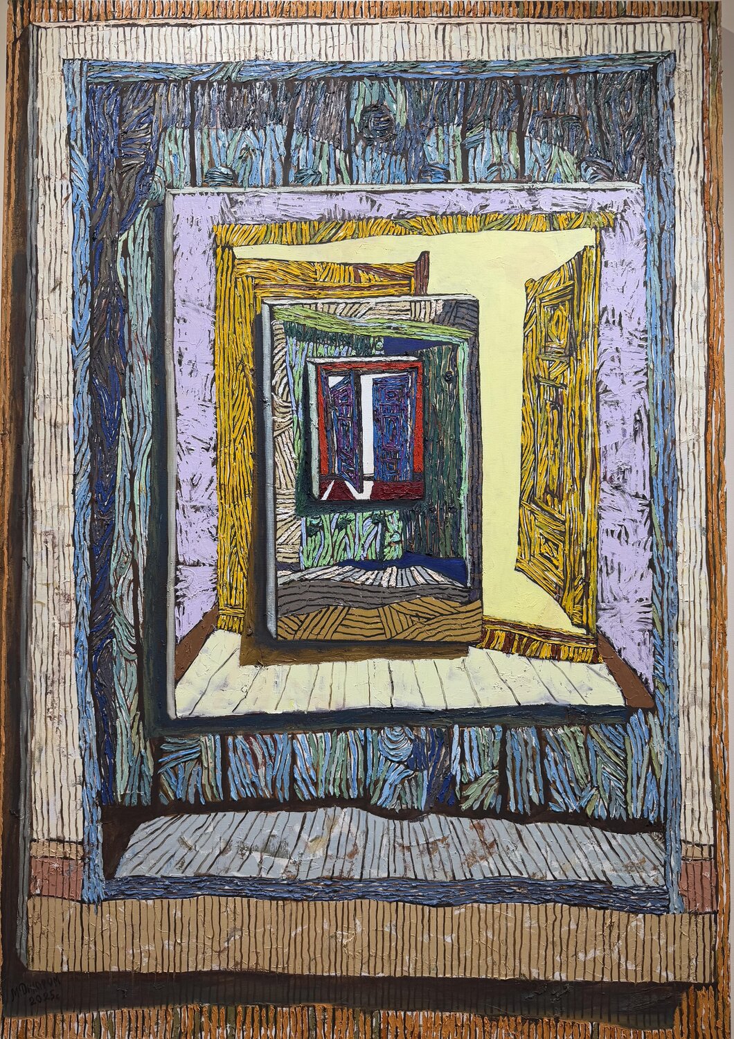 The Doors to Infinity | Architectural 3 D Impasto | Dilorom Mamedova Dilorom Mamedova Originalgemälde zu verkaufen