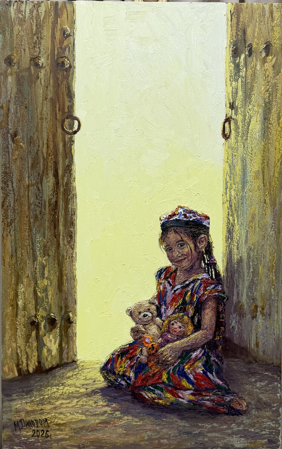 Home Begins with Her | Dilorom Mamedova Dilorom Mamedova Originalgemälde zu verkaufen