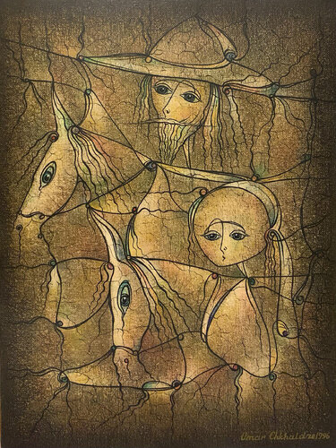 Don Quixote and Sancho by Omar Chkhaidze, 絵画 for Sale on Singulart