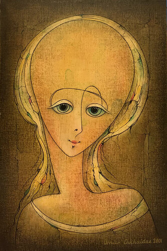Portrait by Omar Chkhaidze, Painting for Sale on Singulart