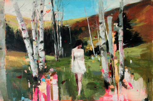 The Green Threshold de Carlos Milanés, Pintura a la venta en Singulart