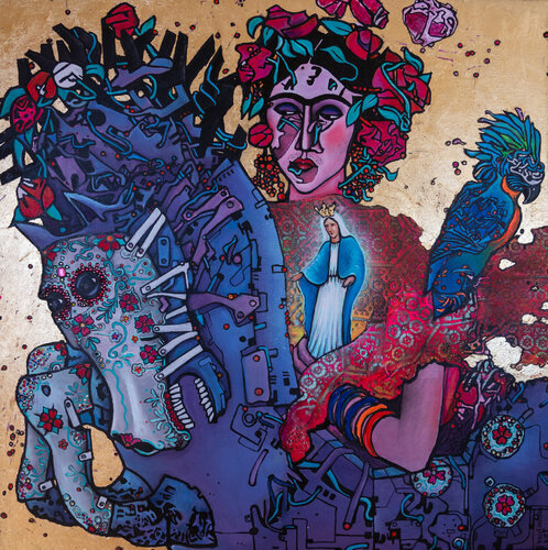 "FRIDAm.Viva La Vida" by Vasyl Netsko, Painting for Sale on Singulart