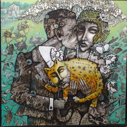 "Garden of Love" by Vasyl Netsko, Painting for Sale on Singulart