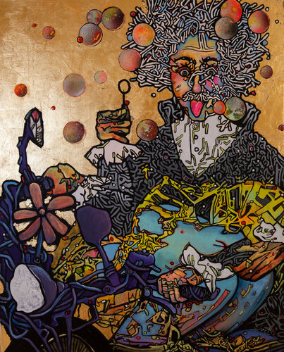 "Crazy Day" van Vasyl Netsko, Schilderij te koop op Singulart