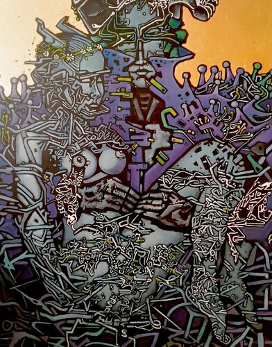 "Swaddled" by Vasyl Netsko, Painting for Sale on Singulart