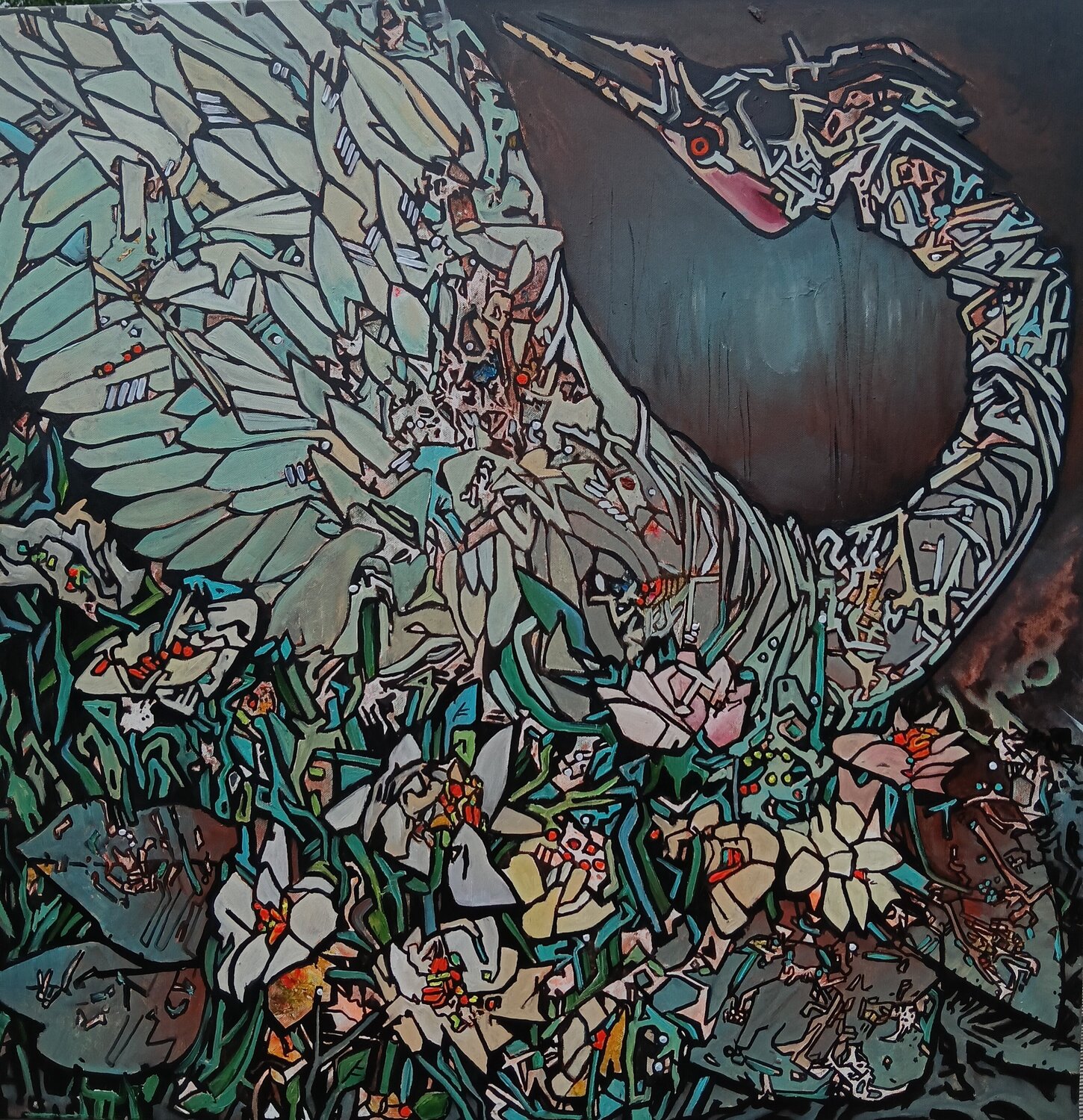 "In the natural element" Vasyl Netsko Original painting for sale