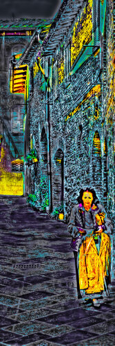 Evening in San Gimignano by Peter Steiner, Digital for Sale on Singulart