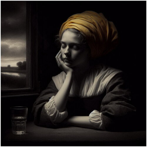 "פורטרט אישה עם כיסוי ראש" von Yoram bouzaglo, Fotografie kaufen auf Singulart