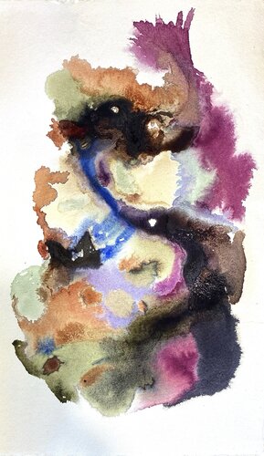 From Deepest Earth, a Flower de John Britton, Pintura a la venta en Singulart