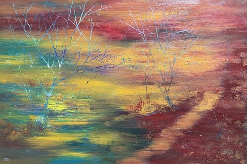 The Unbelievable Lightness of Time gone by. van Anette Thorup Hansen, Schilderij te koop op Singulart