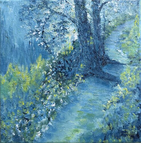 Treading a Precarious Path… van Anette Thorup Hansen, Schilderij te koop op Singulart