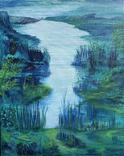 Duck hunting on sunday morning von Anette Thorup Hansen, Malerei kaufen auf Singulart