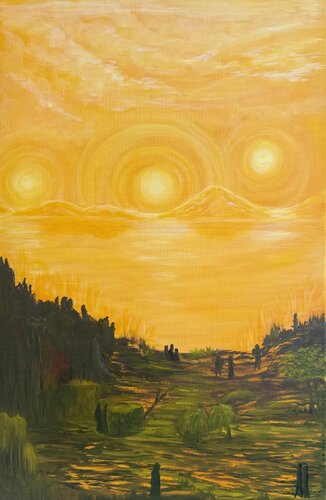 Sunsets de Anette Thorup Hansen, Pintura a la venta en Singulart