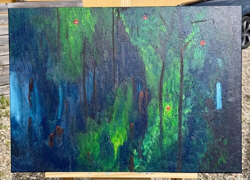 Finding another path di Anette Thorup Hansen, Pittura in vendita su Singulart
