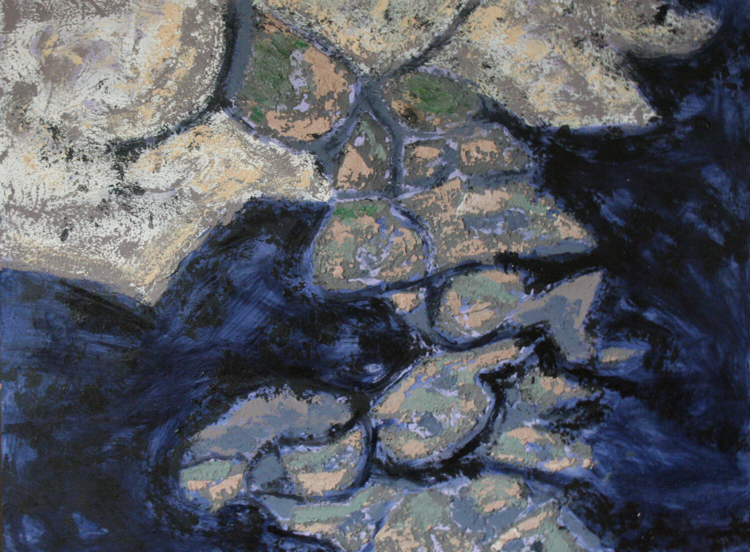 Bretagne  mystérieuse Guénaël Henrion Dipinto originale in vendita
