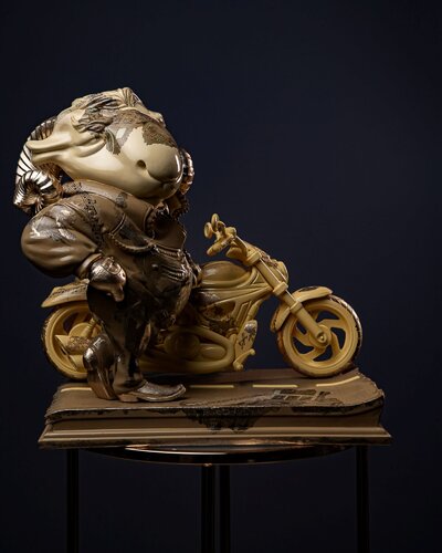 Aries Zodiac Sign Terra Collection par Valeria Anton, Sculpture en vente sur Singulart