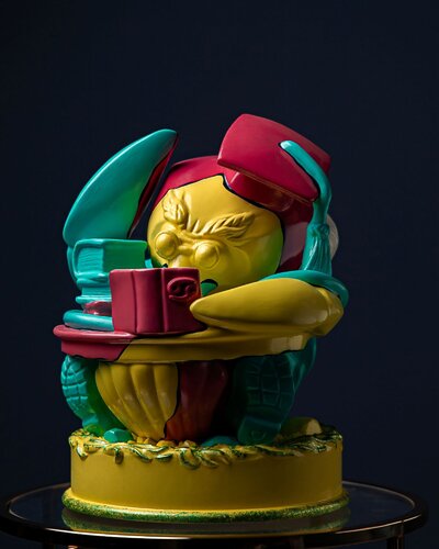 Cancer  Zodiac Sign The Fool’s Theatre Collection by Valeria Anton, 조각 for Sale on Singulart