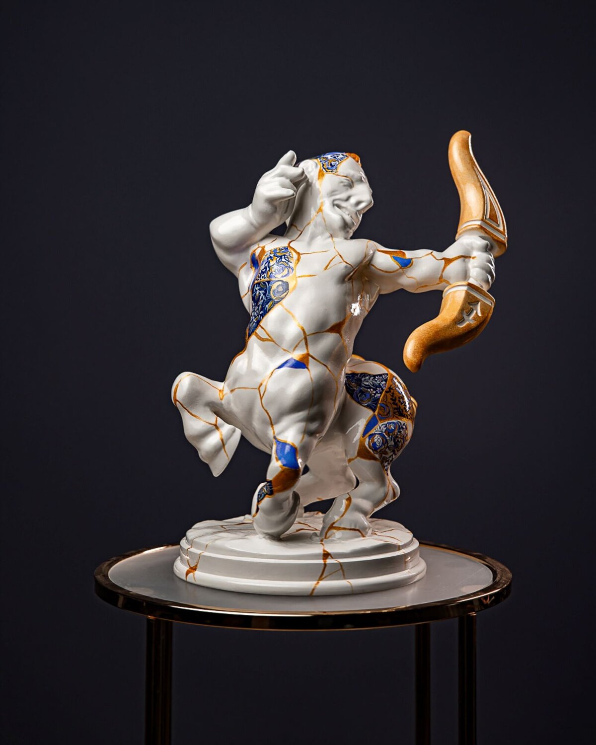 Sagittarius Zodiac Sign Kintsugi Collection Valeria Anton