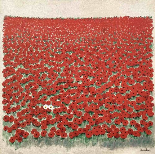 Sea Of Red by Xanthi Ioannidou, Painting for Sale on Singulart