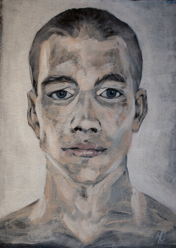 Portrait homme van Hubert Camiglieri, Schilderij te koop op Singulart